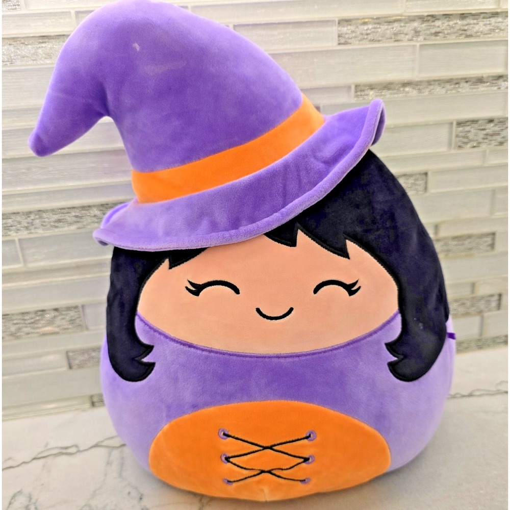 Squishmallows Winnie Witch Plush 16" Halloween Soft Doll Kellytoy‎ Collectible